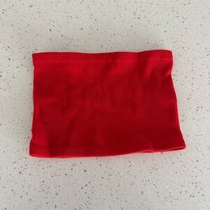 Free People Red Stretchy tube top